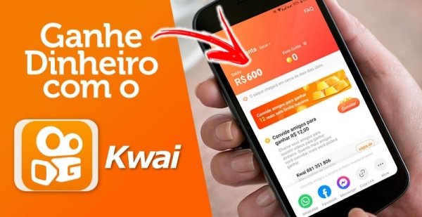 Ganhar dinheiro com o APP Kwai Ganhar dinheiro com o APP Kwai